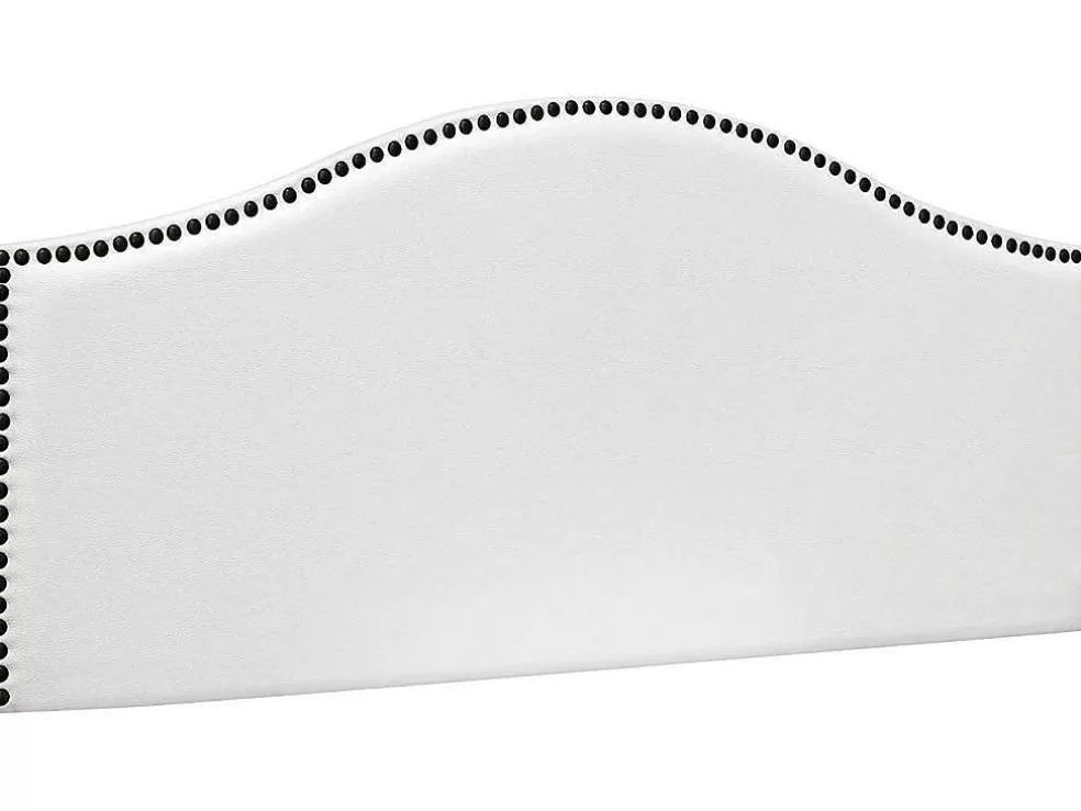 Venprodin Cabeceira Estofada Em Couro Sintetico Acolchoado Na Cor Branca (160X60)* Cabeceira E Ponte De Cama