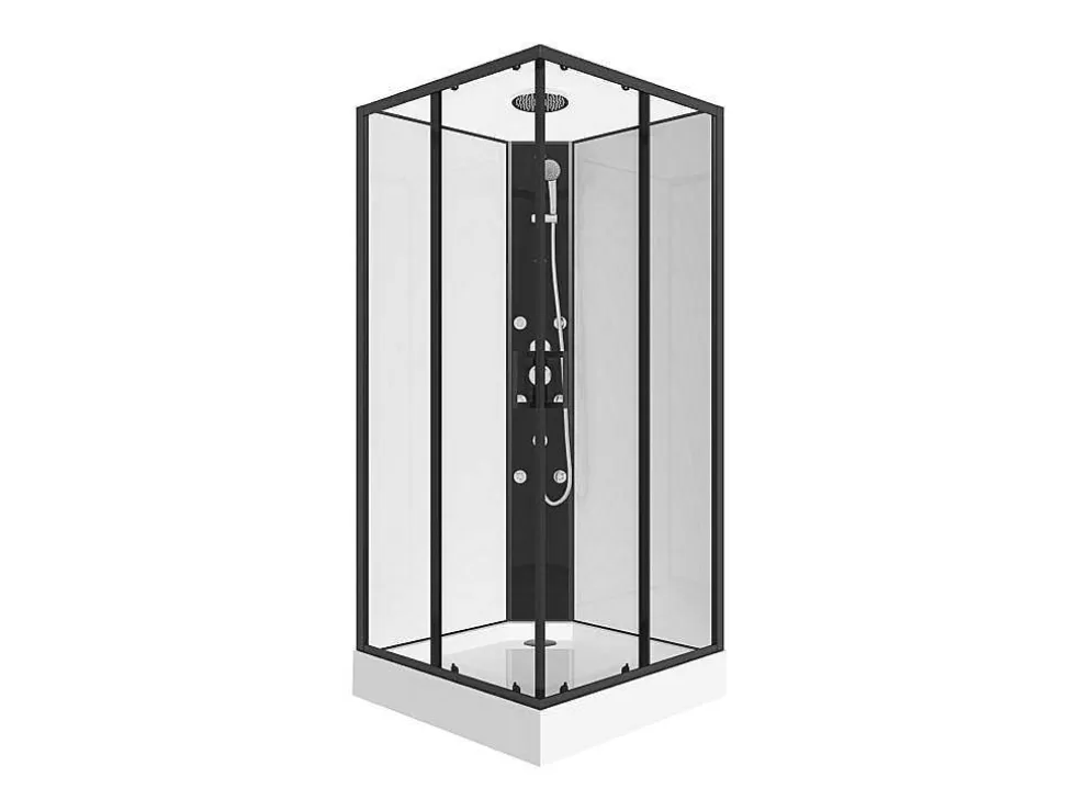 Shower & Design Cabine De Duche De Canto De Hidromassagem C80 X L80 X A225 Cm - Kivora* Cabine De Duche