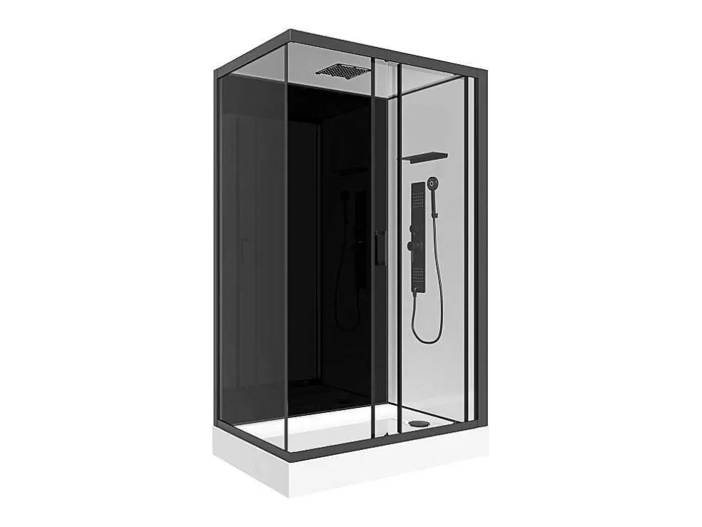 Shower & Design Cabine De Duche De Hidromassagem, Instalacao Reversivel C110 X L80 X A215 Cm - Fomira* Promoções Casa De Banho & Bem-Estar