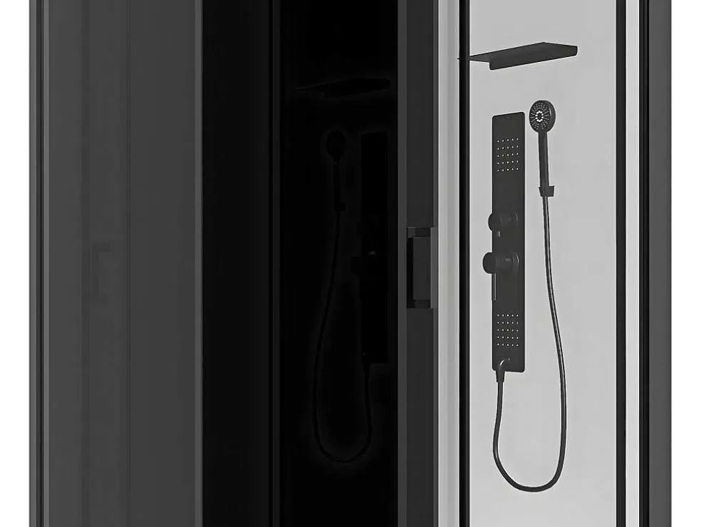 Shower & Design Cabine De Duche De Hidromassagem, Instalacao Reversivel C110 X L80 X A215 Cm - Fomira* Promoções Casa De Banho & Bem-Estar