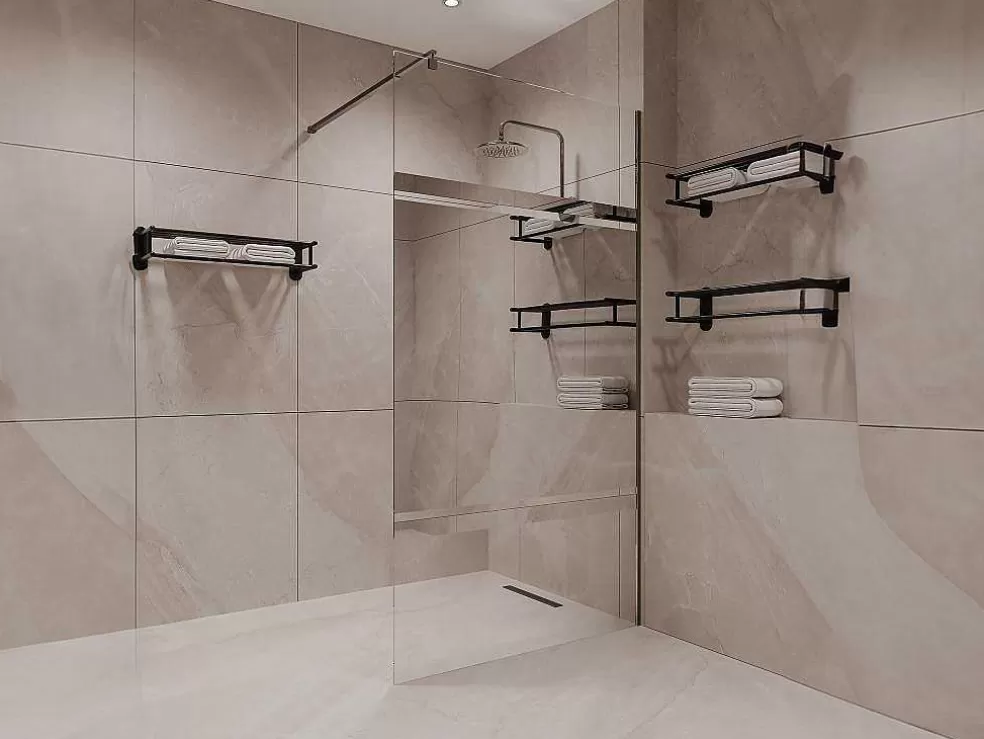 Shower & Design Cabine De Duche Estilo Italiana Efeito Espelho 120 X 200 Cm - Zenado* Painel De Duche
