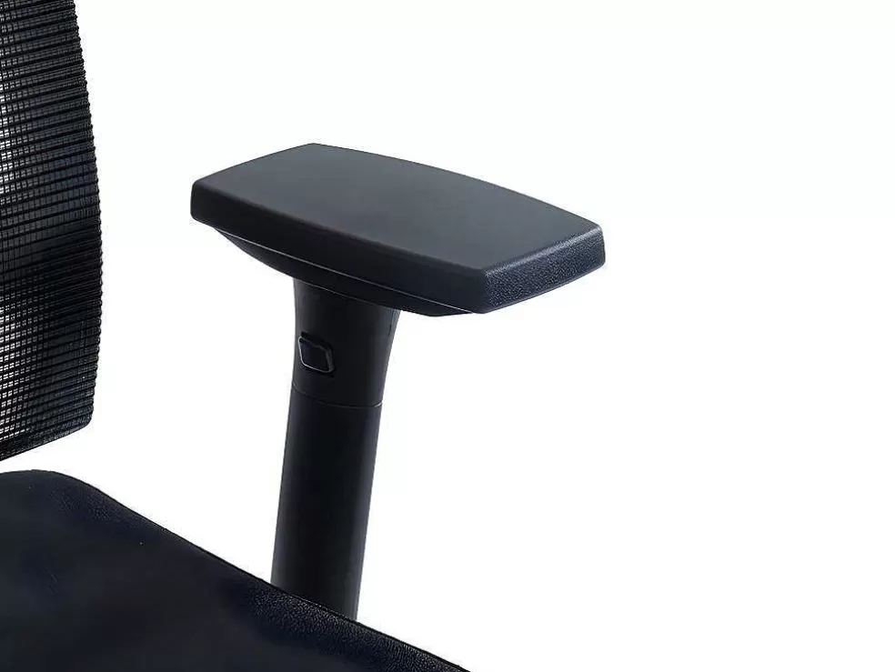 Workēa Cadeira De Escritório Profissional Em Tecido Cor Preto - Midtown* Cadeira De Escritório