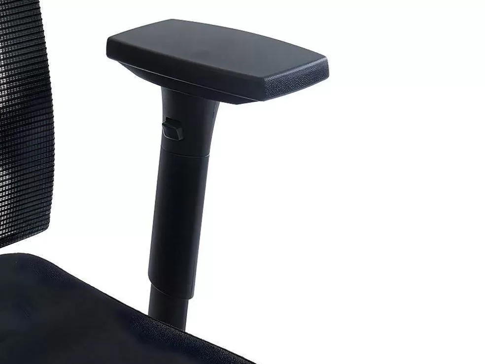 Workēa Cadeira De Escritório Profissional Em Tecido Cor Preto - Midtown* Cadeira De Escritório