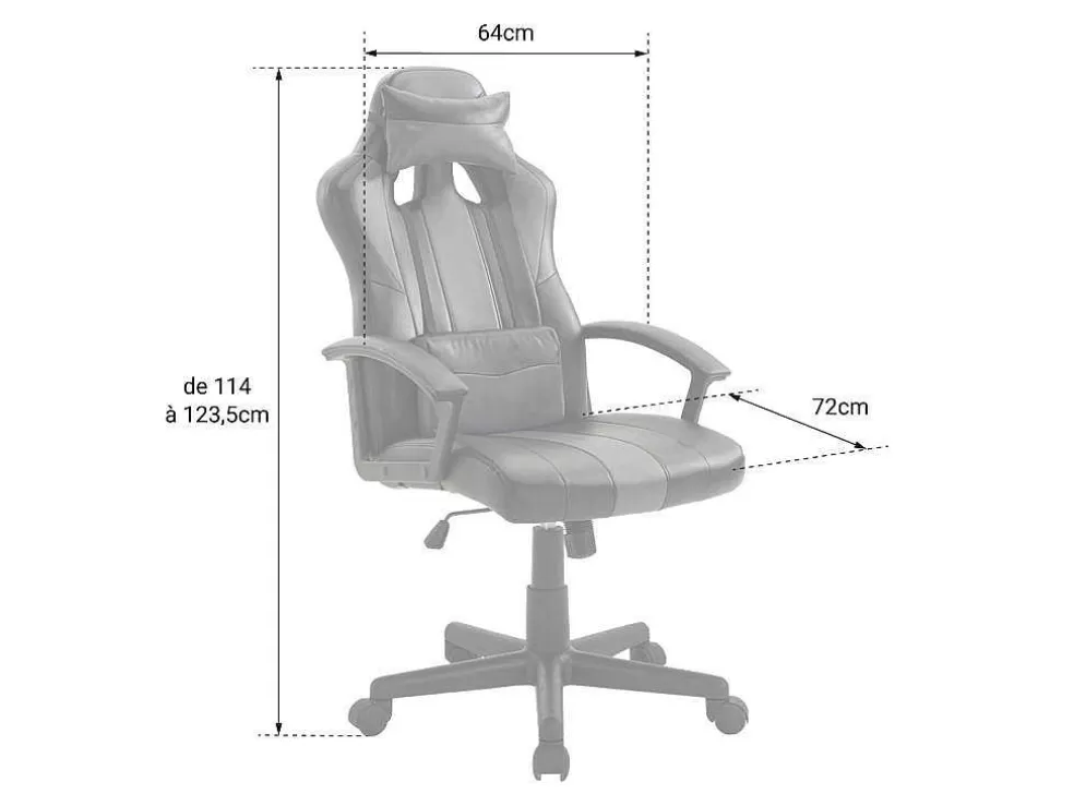 Happy Garden Cadeira De Mesa Para Jogadores Crash Preta E Cinzenta* Cadeira De Escritório