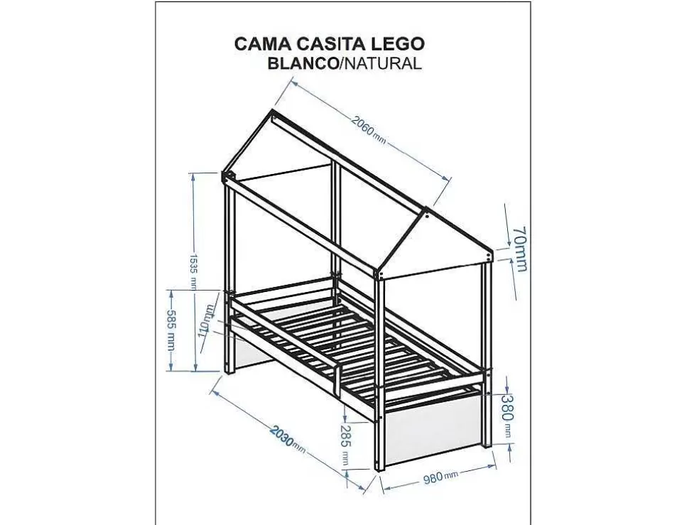 Venprodin Cama Casa Infantil Para Meninos E Meninas.* Cama De Criança