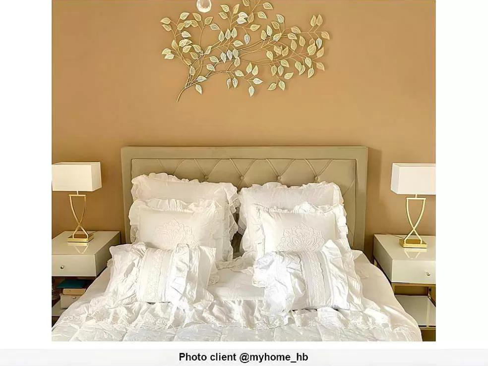 Vente-unique Cama Com Gavetas 140 X 190 Cm Tecido Veludo Champagne + Colchão - Leopold* Cama Em Veludo