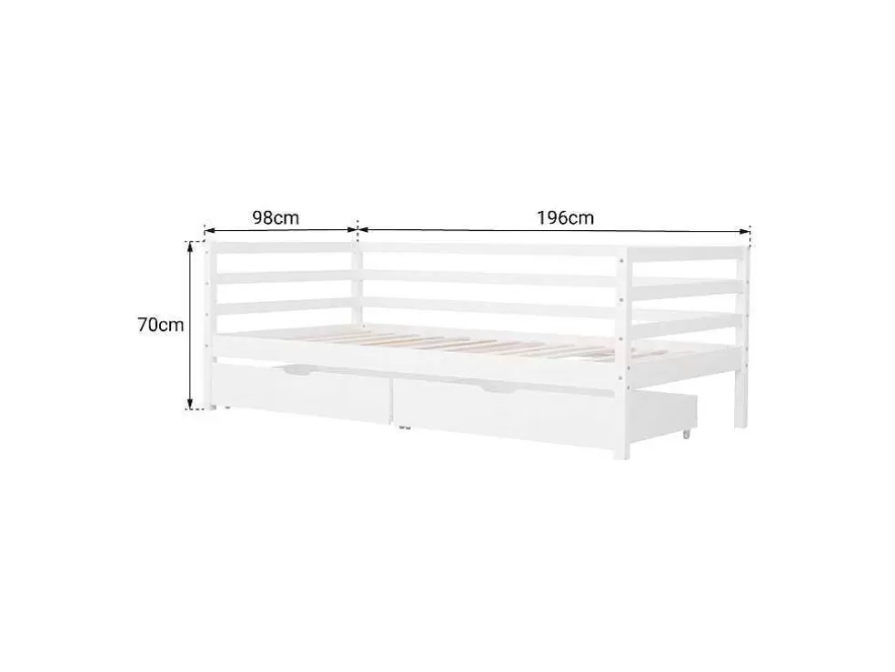 Happy Garden Cama De Bancada Para Crianças 190X90Cm Com Gavetas Jules* Cama De Criança