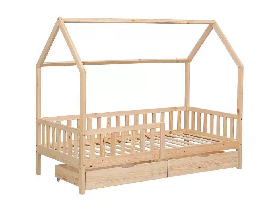 Happy Garden Cama De Cabina Para Crianças 190X90Cm Em Madeira Com Gavetas Marceau* Cama De Criança