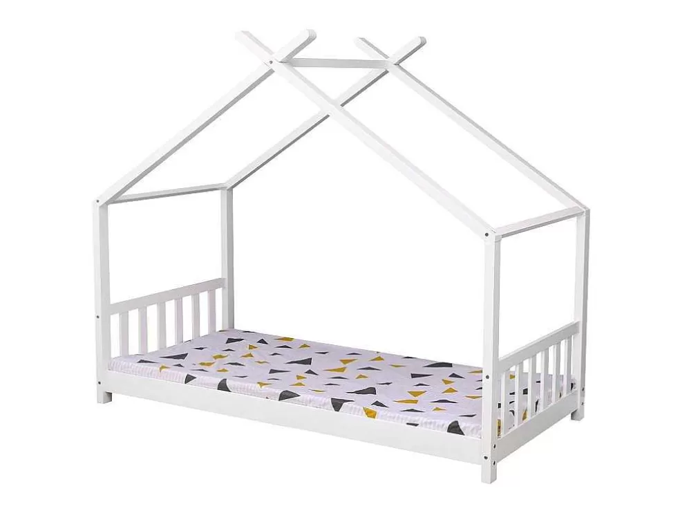 Happy Garden Cama De Criança 190X90Cm Gaspard Branco* Cama De Criança