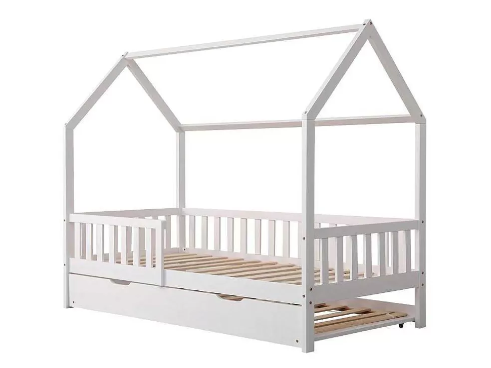 Happy Garden Cama De Nidificacao Para Crianças 190X90Cm Branco Marceau* Cama De Criança