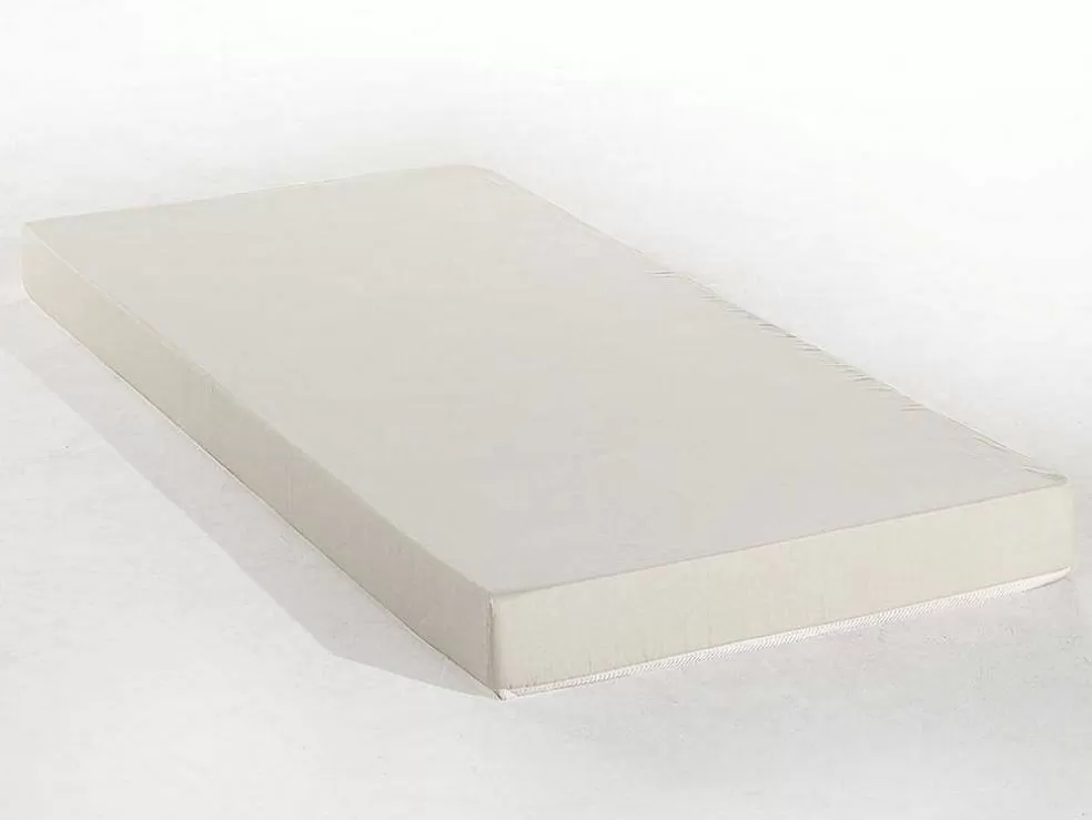 Vente-unique Cama Dupla Banco De 2X90X190 Cm Em Tecido Cinza + Colchão - Louise* Cama Dupla