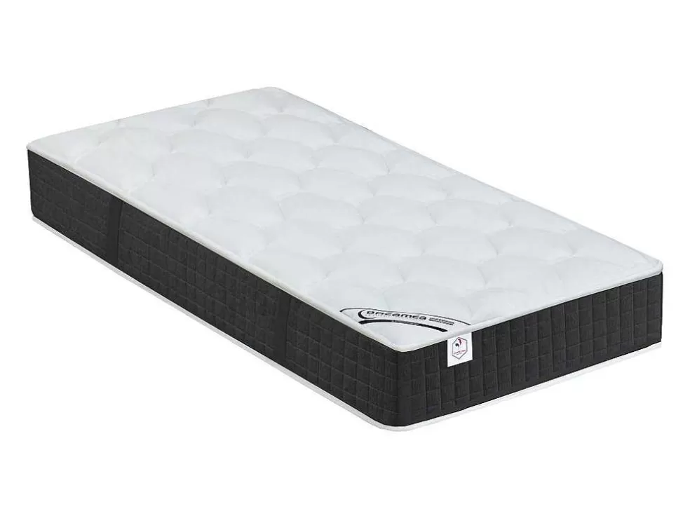 DREAMEA Cama Elétrica Articulada Terminais E Colchão De Molas Ensacadas E Memória De Forma - Motores Okin - Branco - 2X80X200 Cm - Phanes Da * Cama Articulada