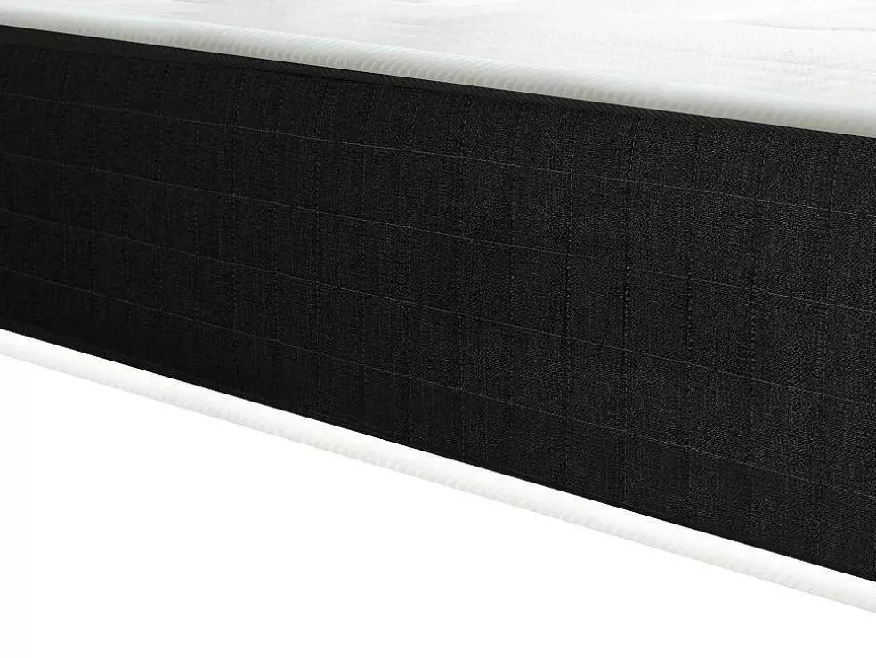 DREAMEA Cama Elétrica Articulada Terminais E Colchão De Molas Ensacadas E Memória De Forma - Motores Okin - Branco - 2X90X200 Cm - Phanes Da * Cama Articulada