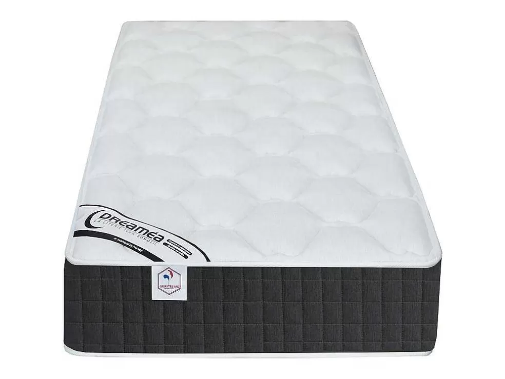 DREAMEA Cama Elétrica Articulada Terminais E Colchão De Molas Ensacadas E Memória De Forma - Motores Okin - Branco - 2X80X200 Cm - Phanes Da * Cama Articulada