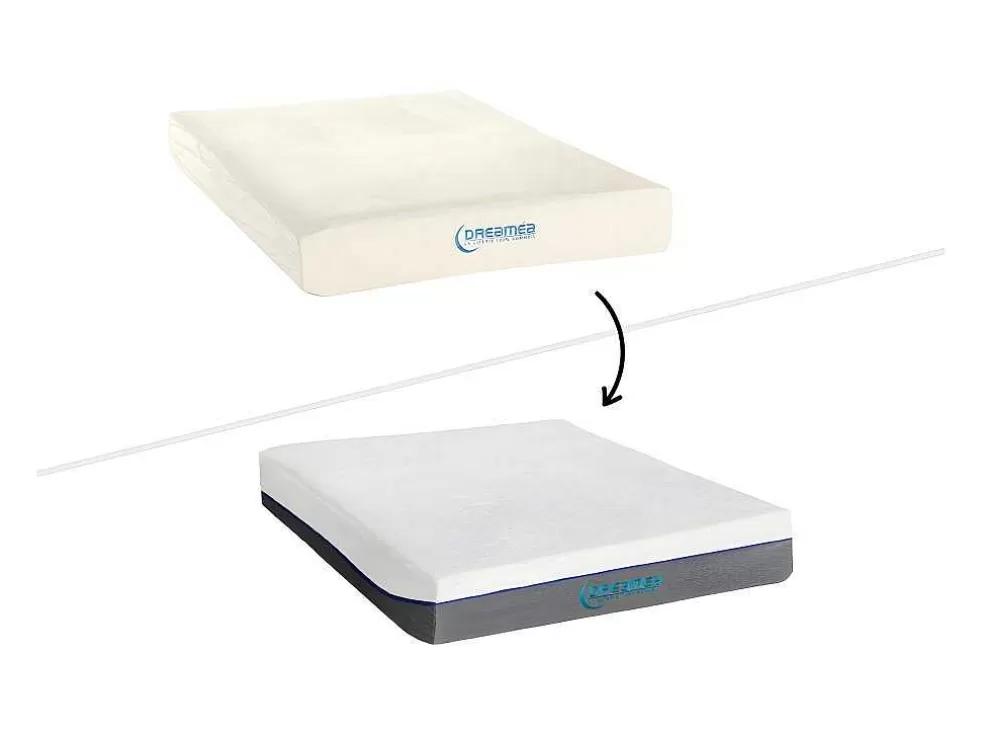DREAMEA Cama Elétrica Com Memória De Forma Jimbaran Ii De - Motor Okin - 140X200 Cm* Cama Articulada