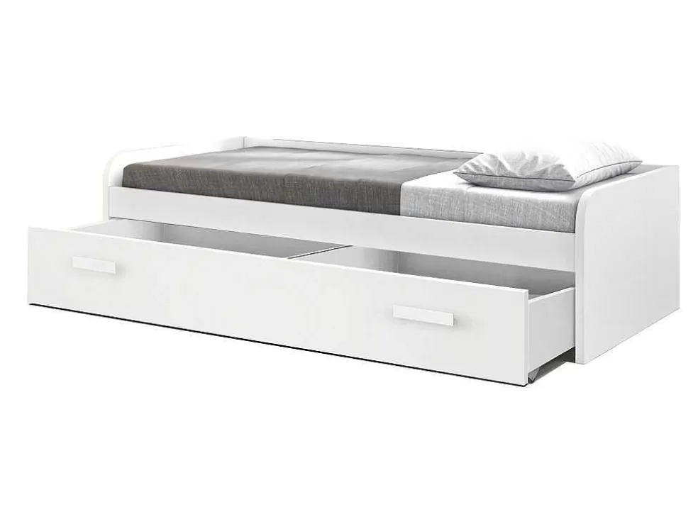 Venprodin Cama Gaveta - 90 Cm 54X190X98Cm - Branca* Cama Dupla