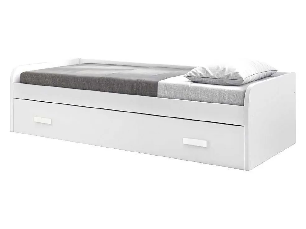 Venprodin Cama Gaveta - 105 Cm 54X190X113Cm - Branca* Cama De Adulto