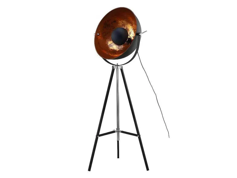 OZAIA Candeeiro Movie - A. 166 Cm - Bicolor Interior Acobreado Exterior Preto Da Marca Inside Art* Promoções Decoração