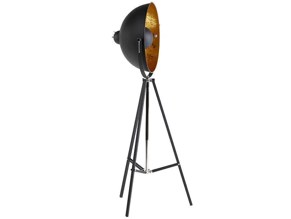 OZAIA Candeeiro Movie - A. 166 Cm - Bicolor Interior Dourado Exterior Preto Da Marca Inside Art* Promoções Decoração