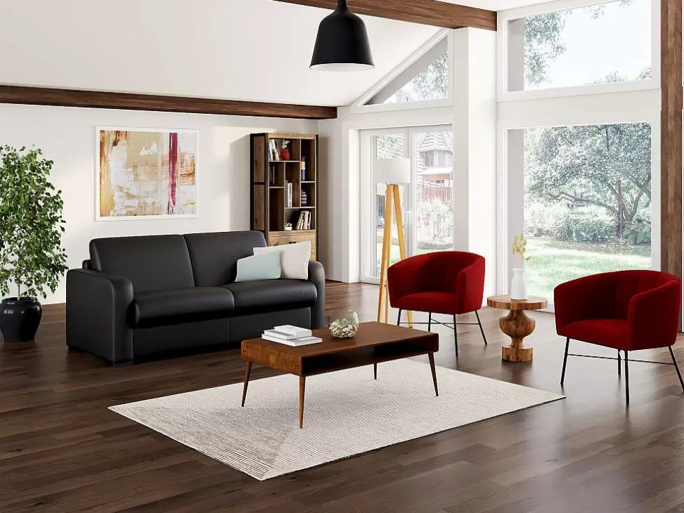 OZAIA Candeeiro Tripe Em Madeira Natural E Abajur Em Linho Cor Branco De D.45 X A.152 Cm - Lorens* Promoções Decoração