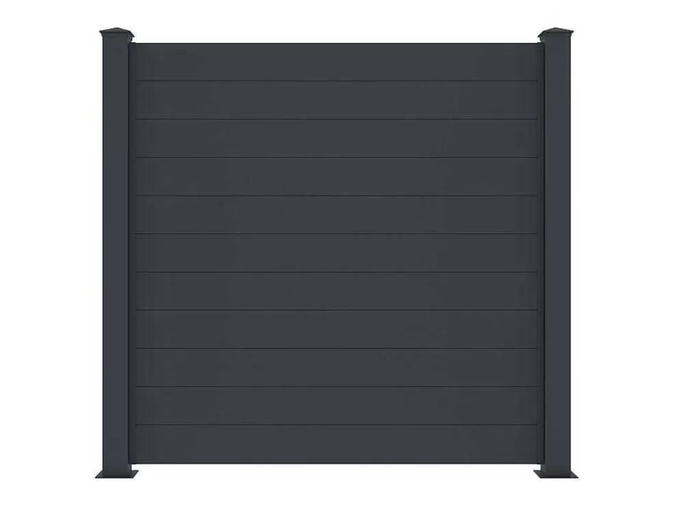 EXPERTLAND Cerca De Pousar A182 X L188,6 Cm Aluminio Antracite - Otavio* Canico E Cerca