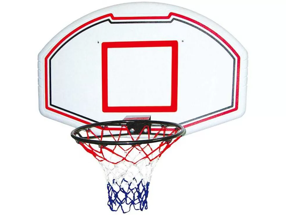 Vente-unique Cesto De Basquetebol De Parede Branco L111 X A77 Cm - Bemidji* Jogo De Exterior