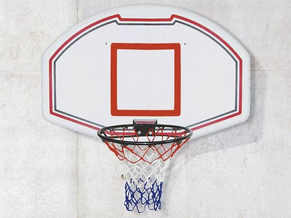 Vente-unique Cesto De Basquetebol De Parede Branco L111 X A77 Cm - Bemidji* Jogo De Exterior
