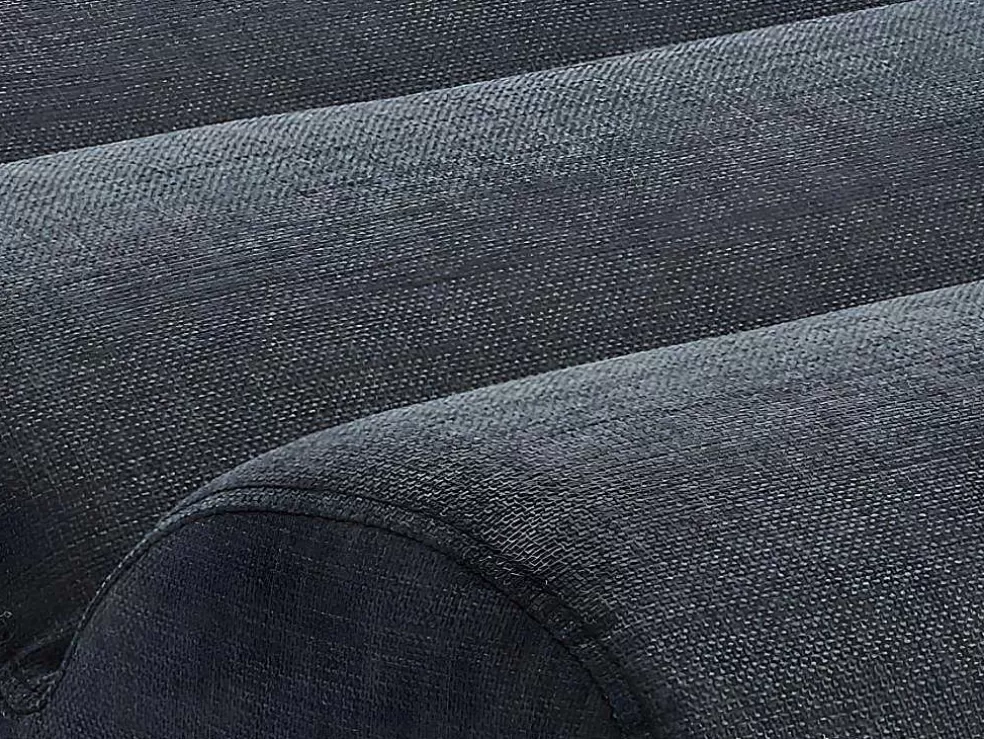 Vente-unique Chaise Longue Convertivel Em Cama Em Tecido Cinzento Escuro - Cival* Chaise Longue