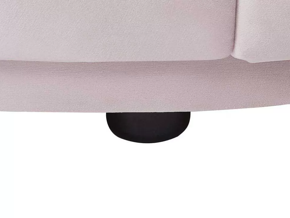 PASCAL MORABITO Chaise Longue Direita Veludo Cor-De-Rosa - Lonigo De * Chaise Longue