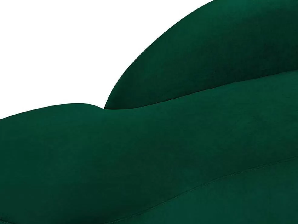 PASCAL MORABITO Chaise Longue Esquerda Veludo Verde - Lonigo De * Chaise Longue