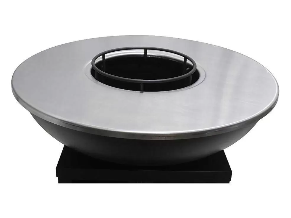Vente-unique Churrasco, Chapa, Braseiro Em Aco C81 X L81 X A96 Cm Preto - Corvera* Barbecue, Braseiro De Jardim, Plancha
