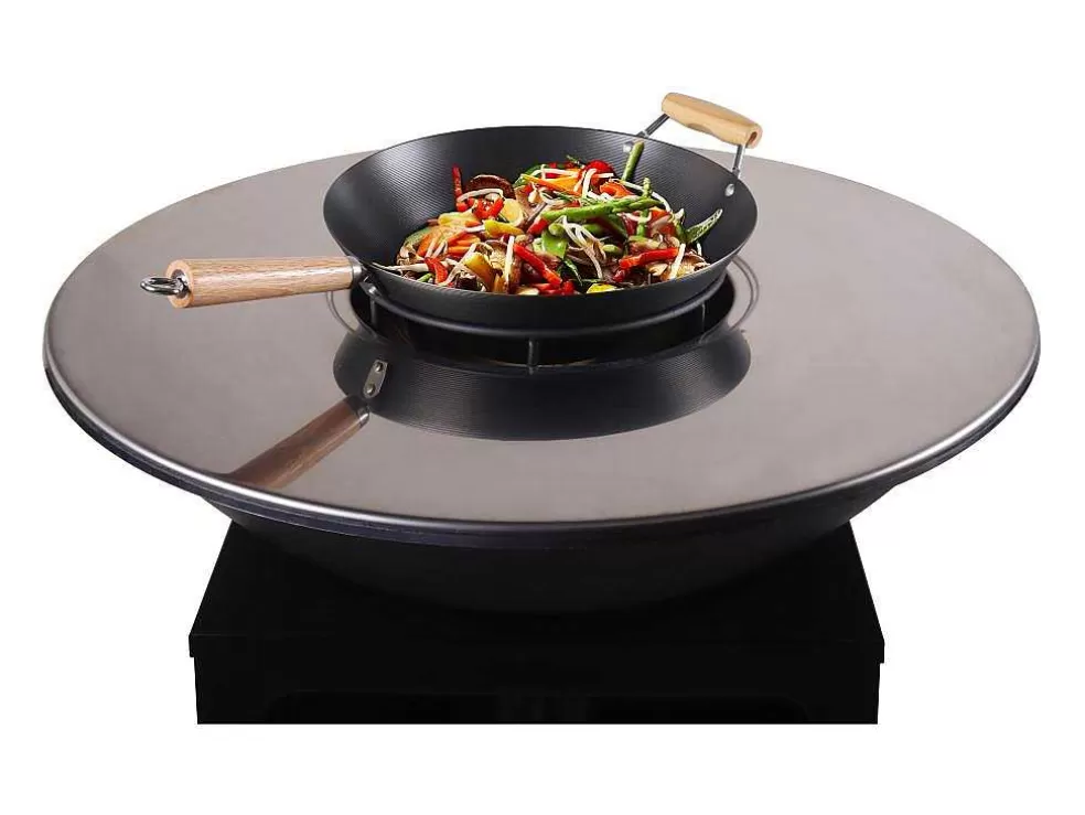 Vente-unique Churrasco, Chapa, Braseiro Em Aco C81 X L81 X A96 Cm Preto - Corvera* Barbecue, Braseiro De Jardim, Plancha