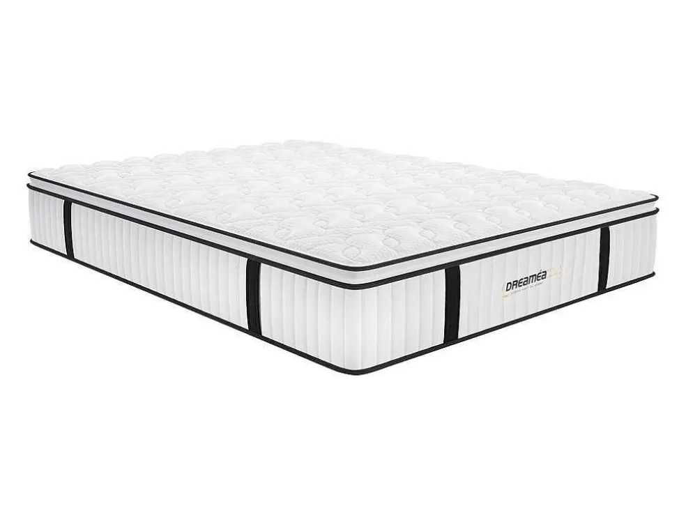 DREAMEA HOTEL Colchão Anti-Fogo De Molas Ensacadas E Sobrecolchão Integrado Delice De - 160 X 200 Cm* Colchão De 2 Lugares