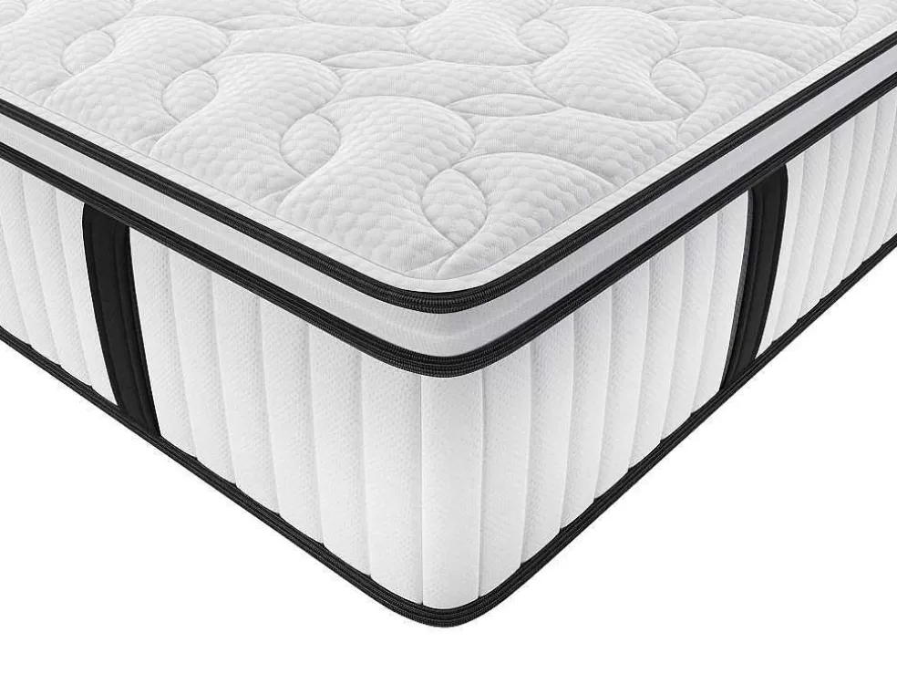 DREAMEA HOTEL Colchão Anti-Fogo De Molas Ensacadas E Sobrecolchão Integrado Delice De - 180X200 Cm* Colchão De 2 Lugares