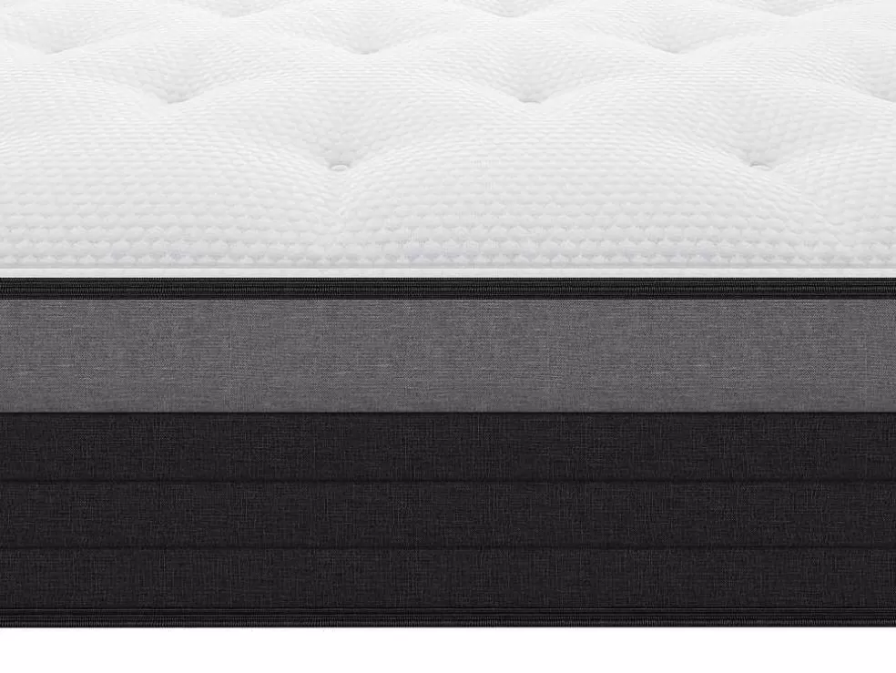 Ysmée Colchão De 850 Molas Ensacadas Com Faixa Respiravel Airplay De Ysmee EsPéss. 24 Cm - 140 X 190 Cm* Colchão De 2 Lugares