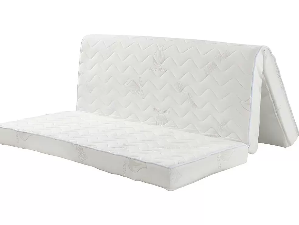 NATUREA Colchão De Espuma Dobravel Aloe Vera Fiesta Da EsPéssura12 Cm - 140X190 Cm* Colchão Para Sofá-Cama E Colchão Dobravel