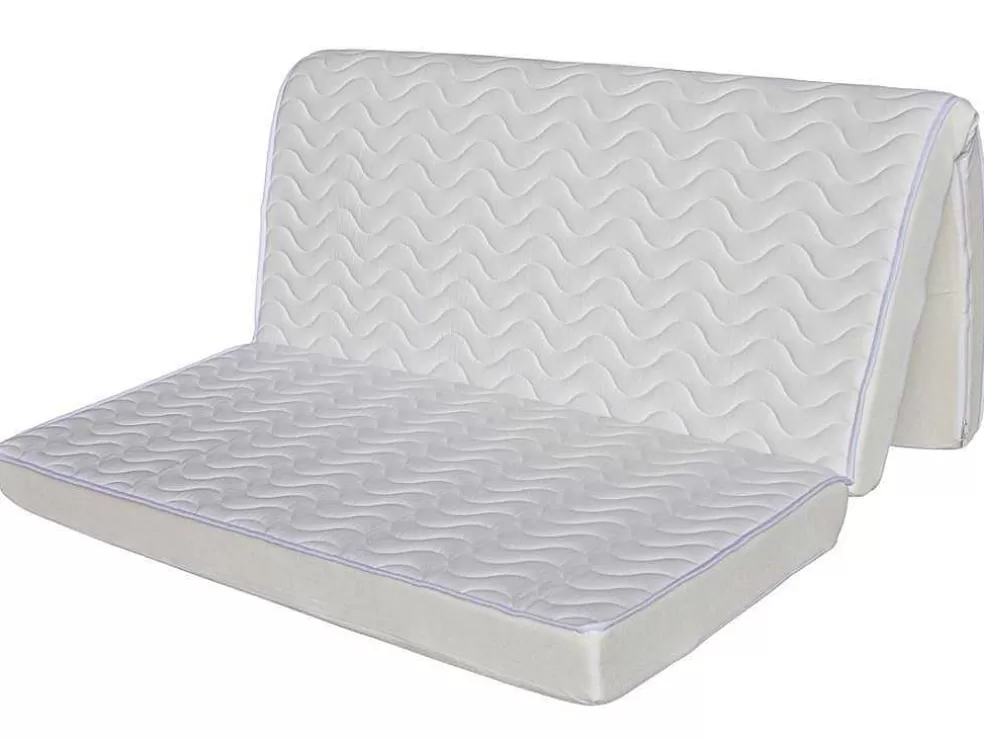 DREAMEA Colchão De Espuma Dobravel Grande Conforto Party Da EsPéssura 12 Cm - 140X190 Cm* Colchão Para Sofá-Cama E Colchão Dobravel