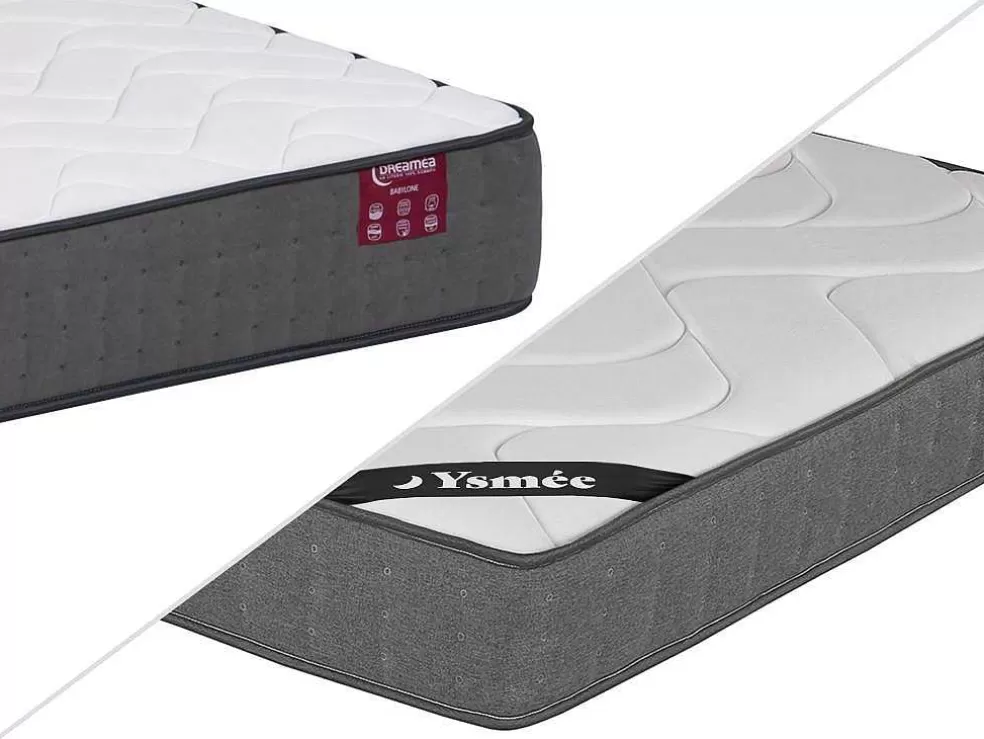 Ysmée Colchão De Molas Ensacadas 5 Zonas Conforto Memória De Forma Babylone Da Dreamea Esp. 23 Cm - 140X190 Cm* Colchão De 2 Lugares
