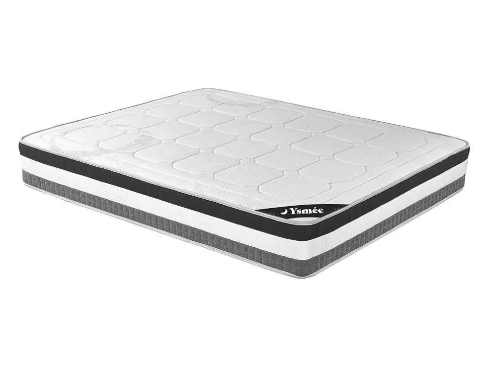 Ysmée Colchão De Molas Ensacadas 5 Zonas E Memória De Forma Esp. 28 Cm De 160 X 200 Cm - Loubio* Colchão De 2 Lugares