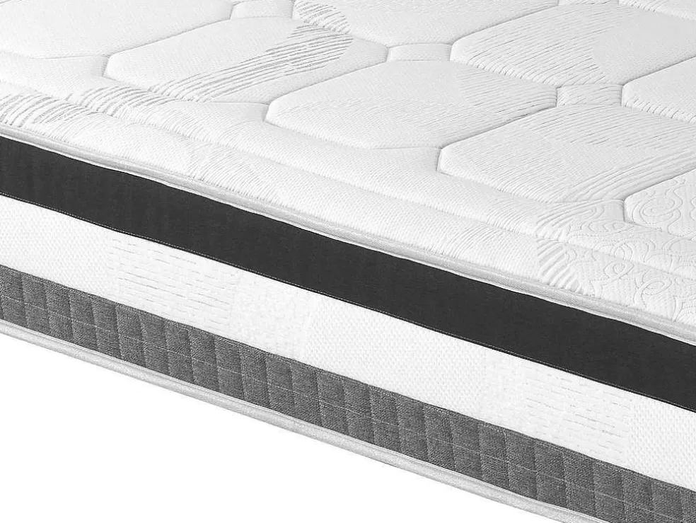 Ysmée Colchão De Molas Ensacadas 5 Zonas E Memória De Forma Esp. 28 Cm De 160 X 200 Cm - Loubio* Colchão De 2 Lugares