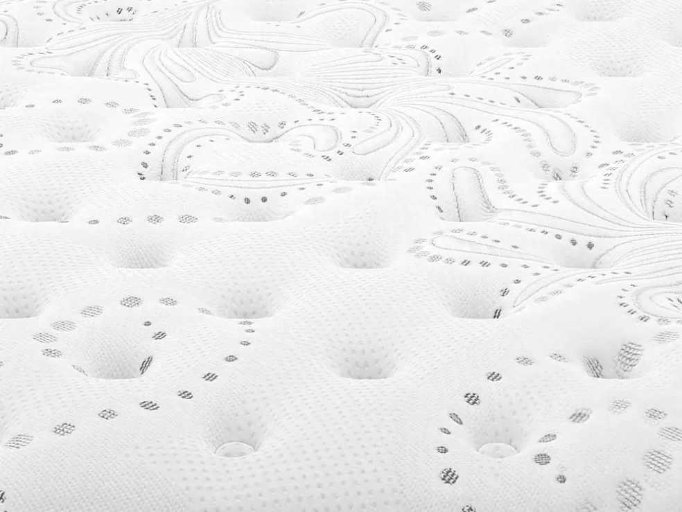 DREAMEA Colchão De Molas Ensacadas E Sobrecolchão Integrado Gamiani De - 140 X 190 Cm* Colchão Com Memória De Forma