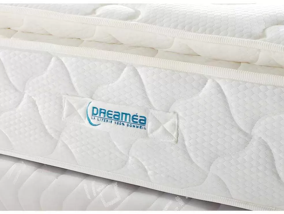 DREAMEA Colchão De Molas Ensacadas Sobrecolchão Integrado - American Dream De - 140 X 190 Cm* Colchão De 2 Lugares