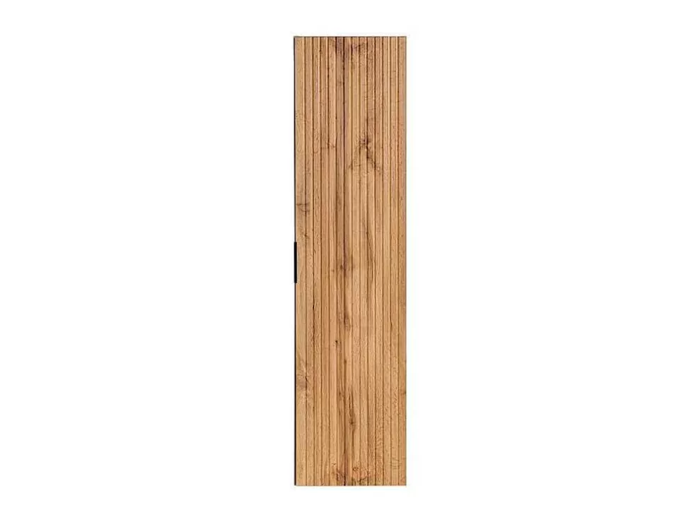 Vente-unique Coluna De Casa De Banho Suspensa Estriada Natural Claro A140 Cm - Zevara* Promoções Casa De Banho & Bem-Estar