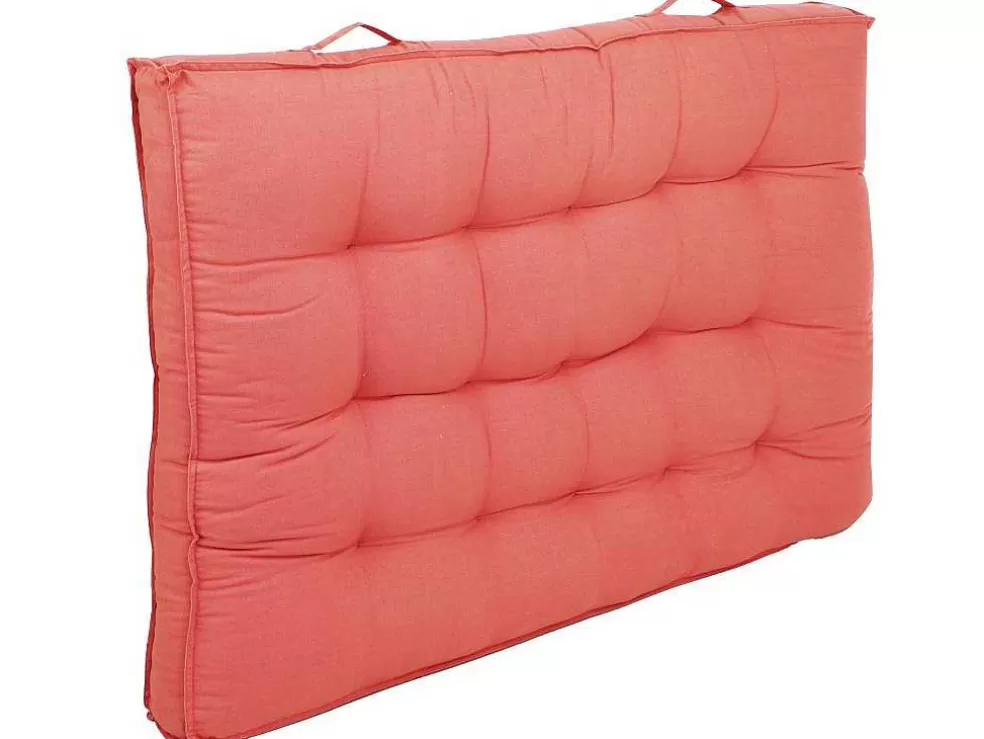 OZAIA Conjunto 1 Colchão + 2 Almofadas Para Palates Em Algodao Cor Coral - Baila* Decoração De Jardim