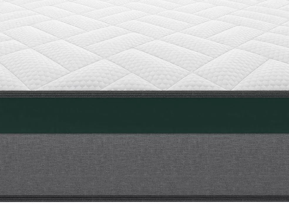 Ysmée Conjunto Artigos De Cama 140 X 190 Cm Sommier Com Espaco De Arrumação Natural Claro + Colchão De Molas Ensacadas - Prestige Da Ysmee* Conjunto Colchão E Sommier
