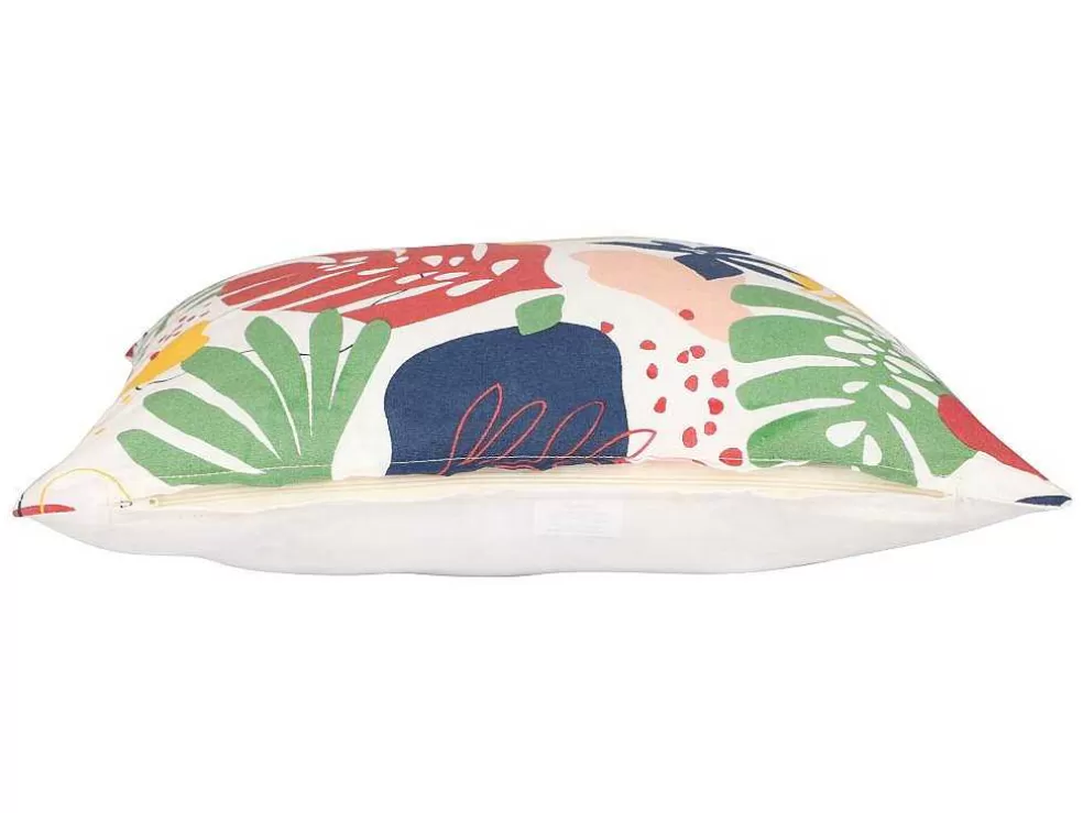 OZAIA Conjunto De 2 Almofadas Floridas Em Algodao 45 X 45 Cm Multicolor - Bariola* Decoração De Jardim