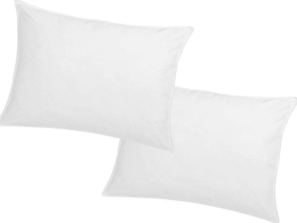 Palacio Conjunto De 2 Almofadas Memória De Forma Memofill 50 X 70 Cm Percal De Algodao 91 Fios/Cm 750 G Branco - Auxence* Almofada