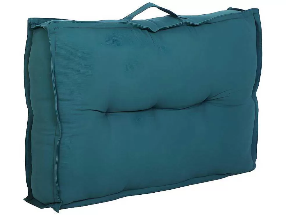 OZAIA Conjunto De 2 Almofadoes De Encosto Para Palete Baila - Algodao - 40X60X12 Cm - Azul* Decoração De Jardim