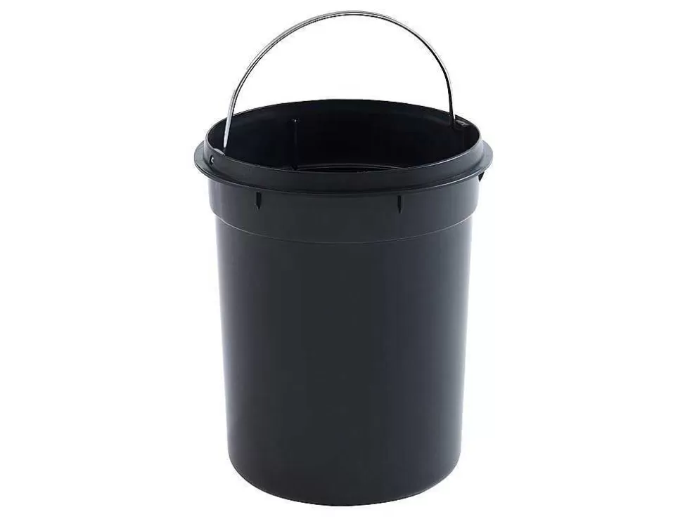 OZAIA Conjunto De 2 Caixotes Do Lixo Com Pedal Em Inox De 30 L E 3 L Cor Branco E Dourado - Pira* Acessórios E Arrumação De Cozinha