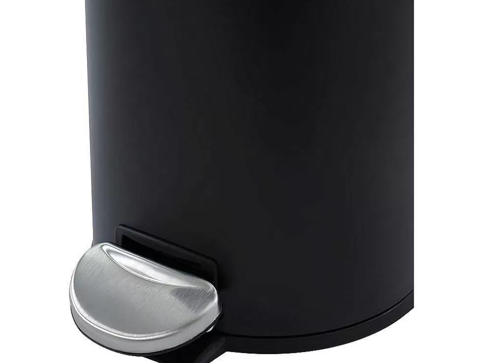 OZAIA Conjunto De 2 Caixotes Do Lixo Com Pedal Em Inox De 30 L E 3 L Cor Preto E Cobre - Pira* Acessórios E Arrumação De Cozinha